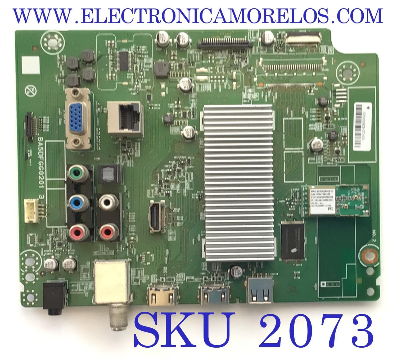 MAIN PARA TV PHILIPS / NUMERO DE PARTE A4DFCMA / BA5DFGG0201 / 628000922 / 5DFLD / MODELO 32PFL4609/F8